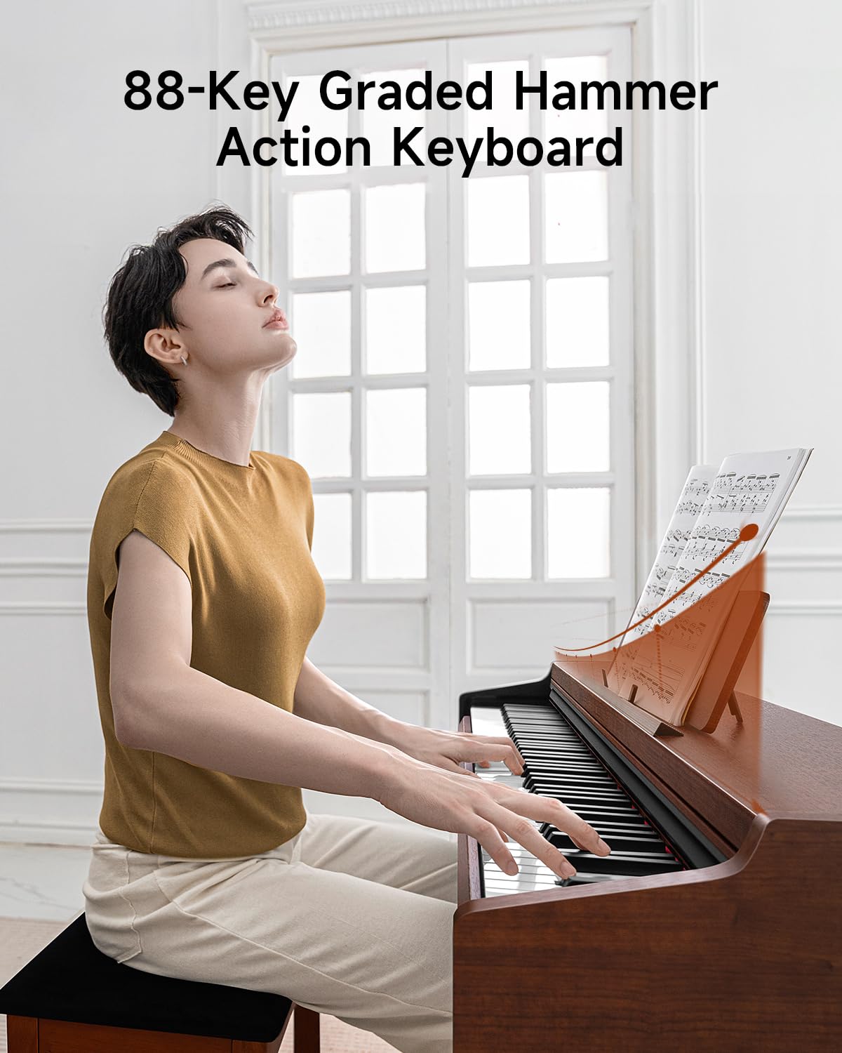 88 Key Graded Weighted Digital Piano N514