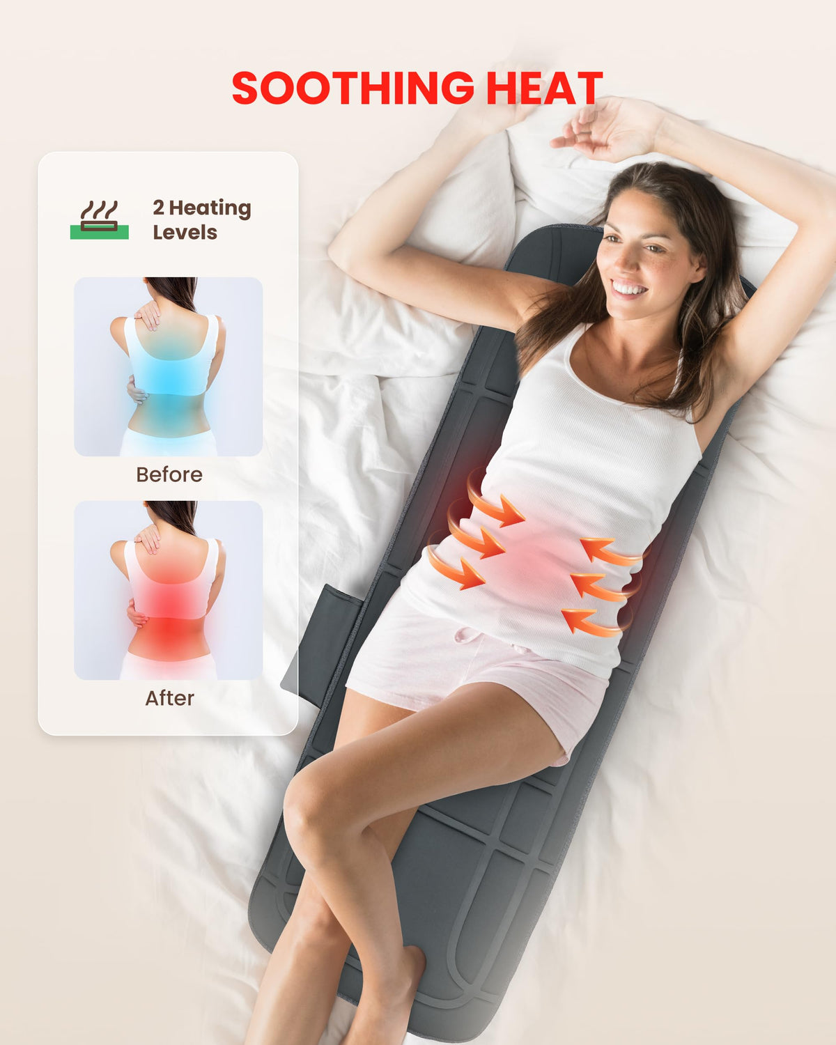Full Body Massage Mat with Heat V664765
