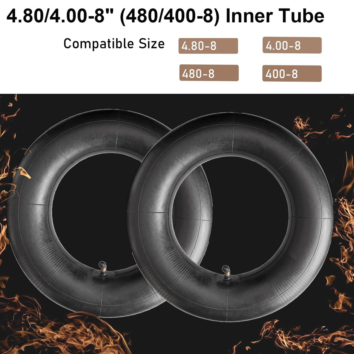 2-Pack 4.80/4.00-8 Inner Tube R126
