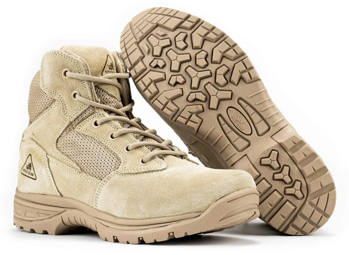 Tactical Combat Boots with CoolMax Lining and Slip Resistant Sole D918