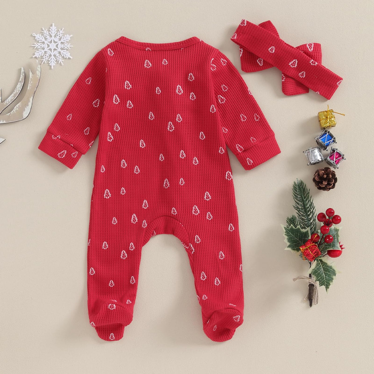 Baby 3 6 Months Girl Ribbed Long Sleeve Romper One Piece W75807