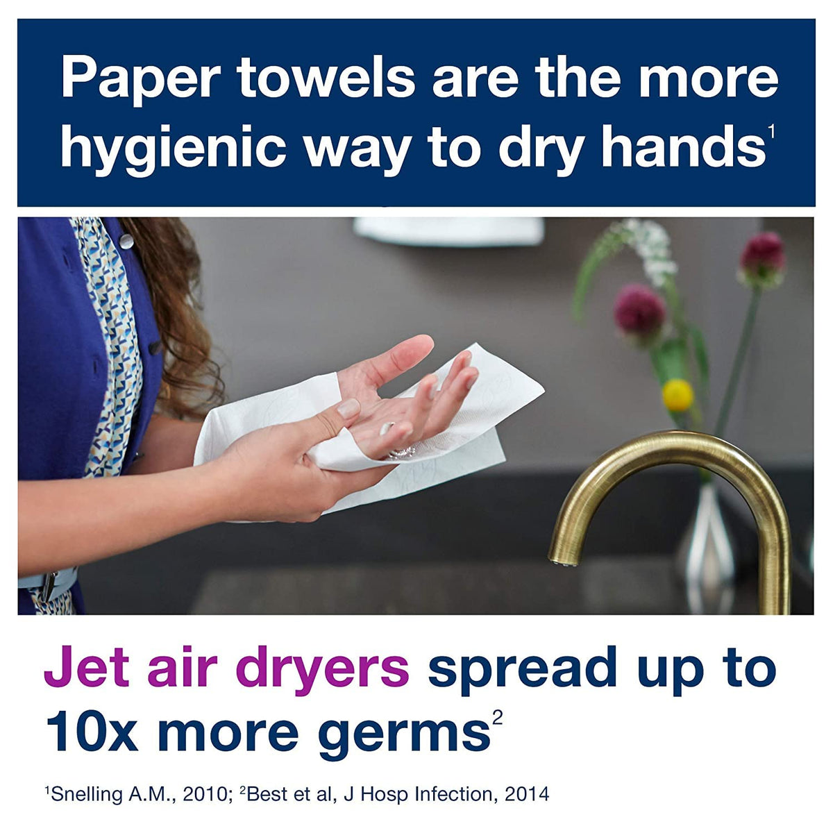 White Jumbo Toilet Paper Roll and Multifold Hand Towel I750471