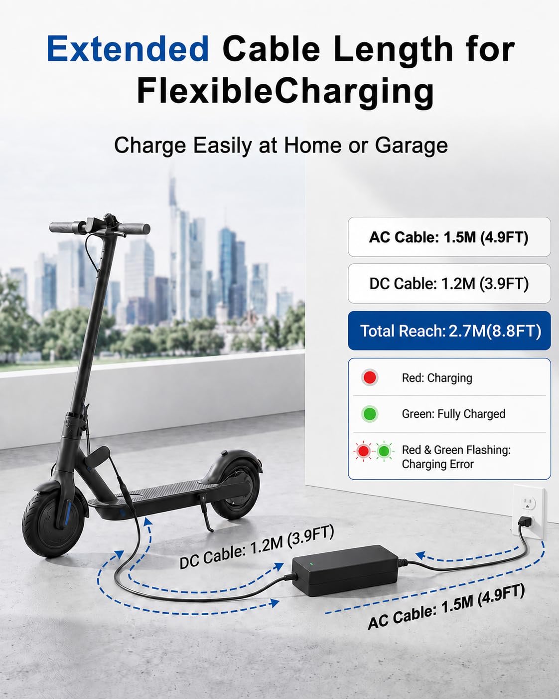 42V 2A Electric Scooter Charger U762177