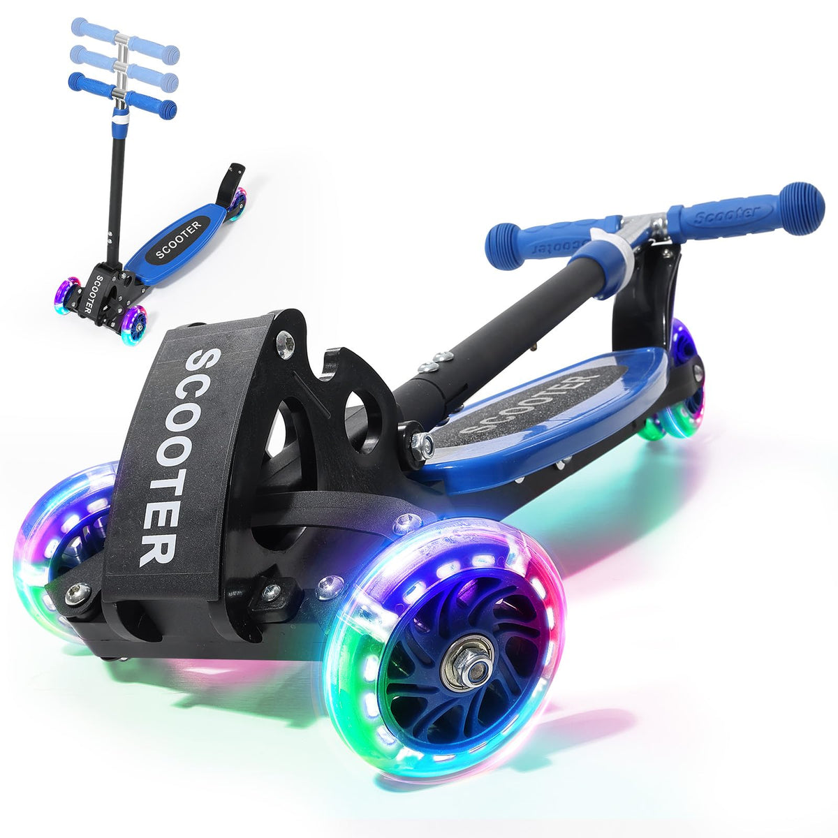 3 Wheel Kids Scooter with LED Light-Up I72680