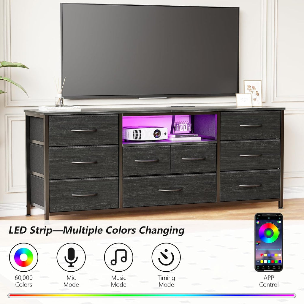 55" 9 Drawer Dresser Q777