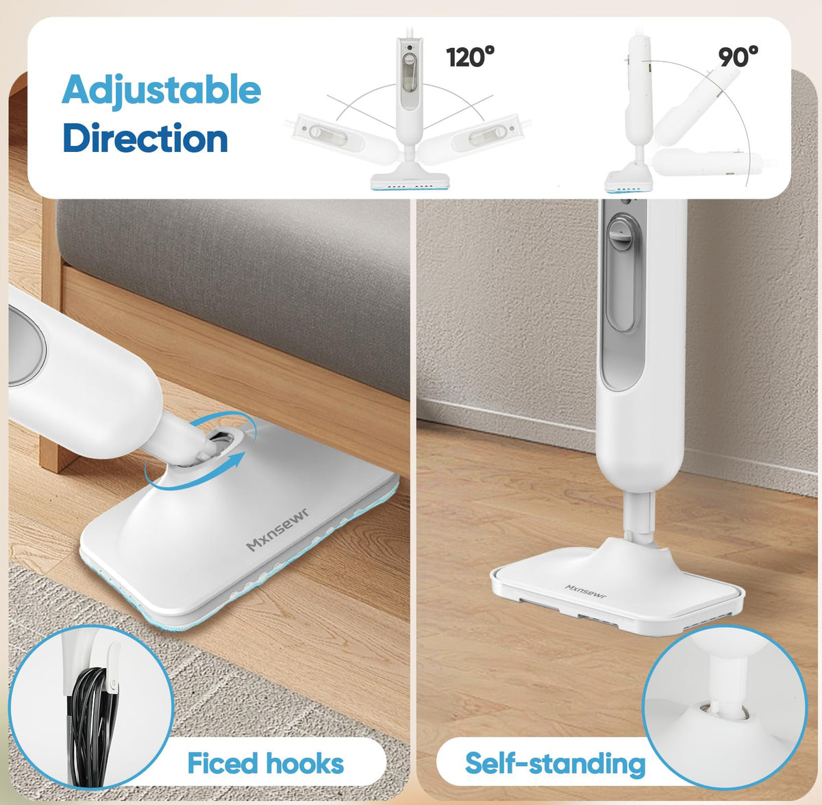 Multi-Functional Steam Mop with 2 Steam Level K315842