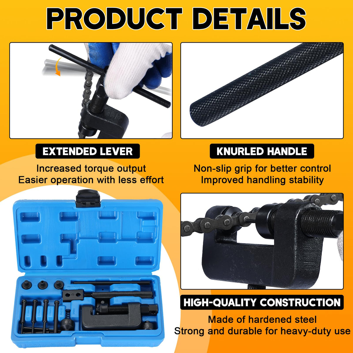 Motorcycle Chain Breaker Tool Kit W512