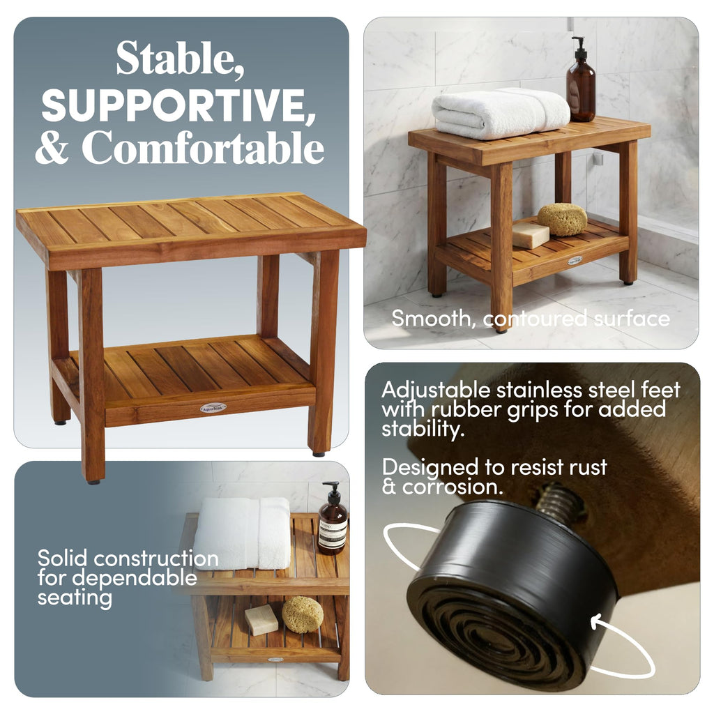 Teak Shower Bench T791972