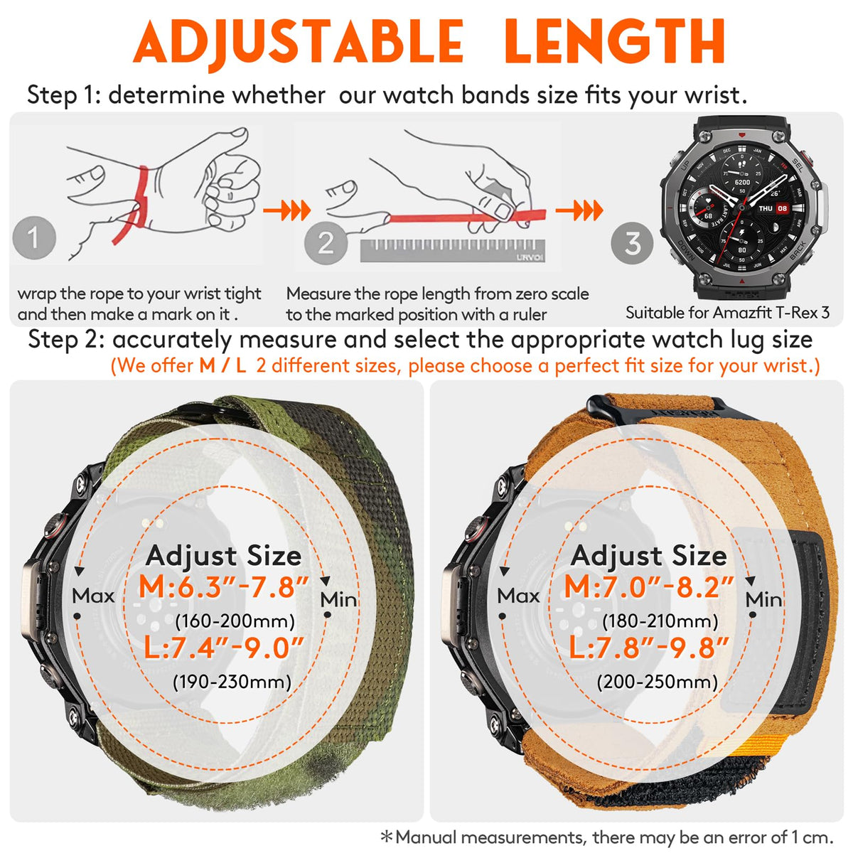 Camouflage Nylon Watch Bands V462