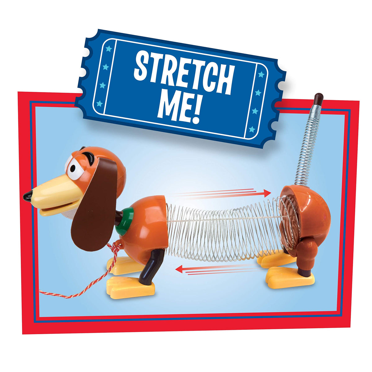Slinky Dog Pull Toy with Leash E663