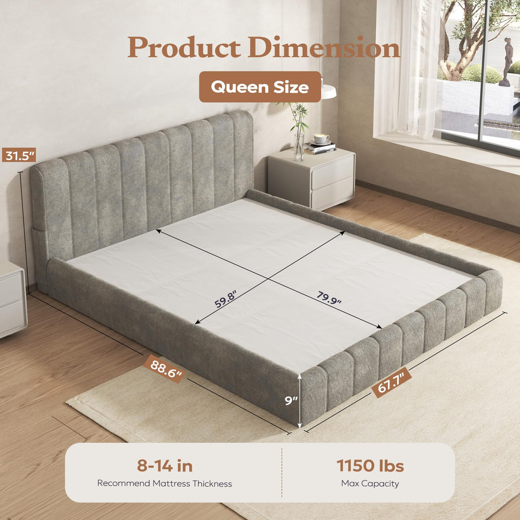 Queen Cloud Bed Frame G53600