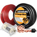 0 Gauge Battery Cable with 250A Fuse Holder & Terminals Kit E210