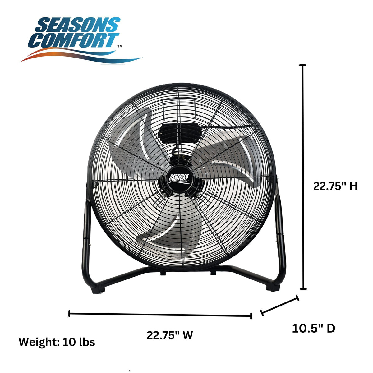 20 Inch 3 Speed Black High Velocity Fan B404650