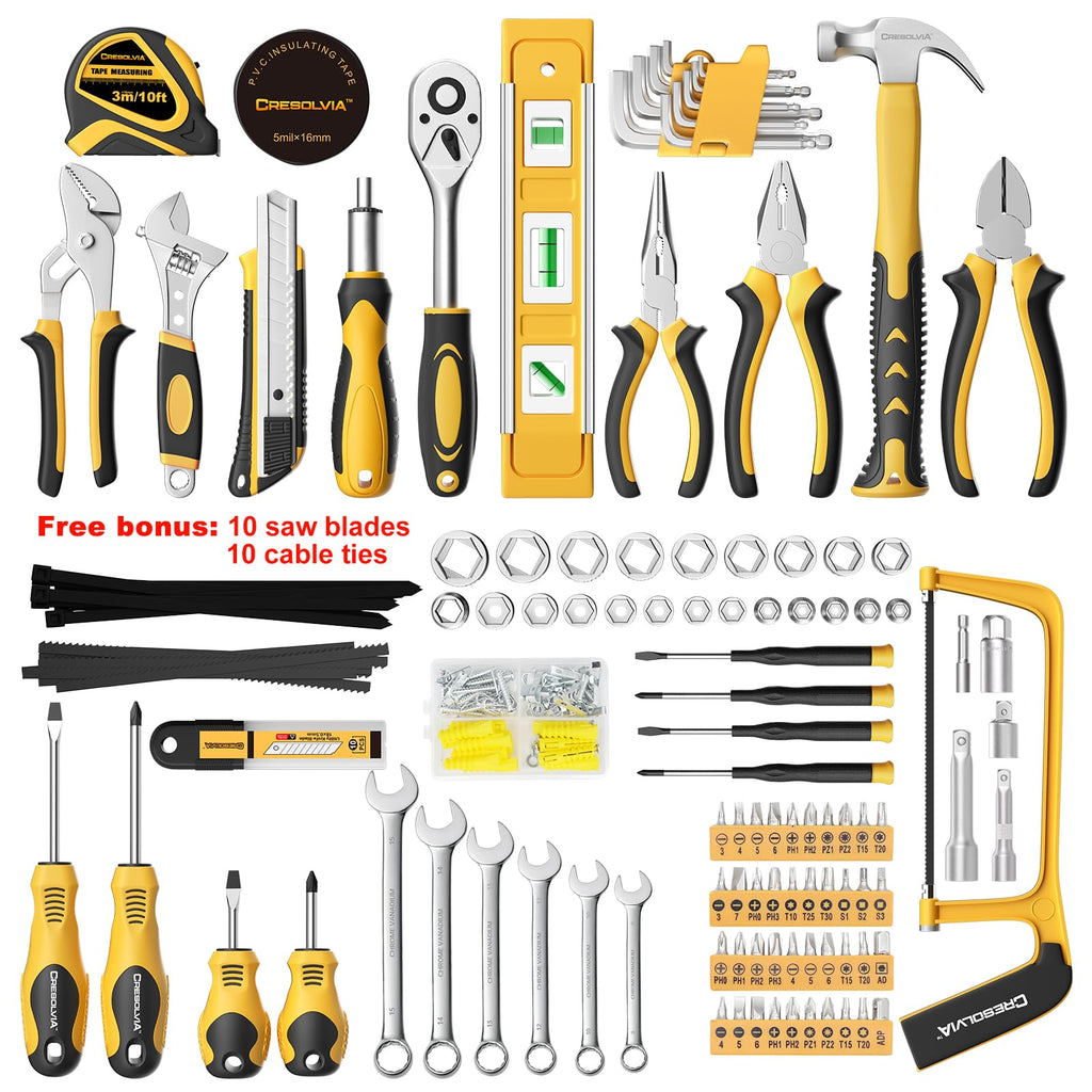 199 Piece Tool Kit with Socket Wrench Tool Box Case L81353