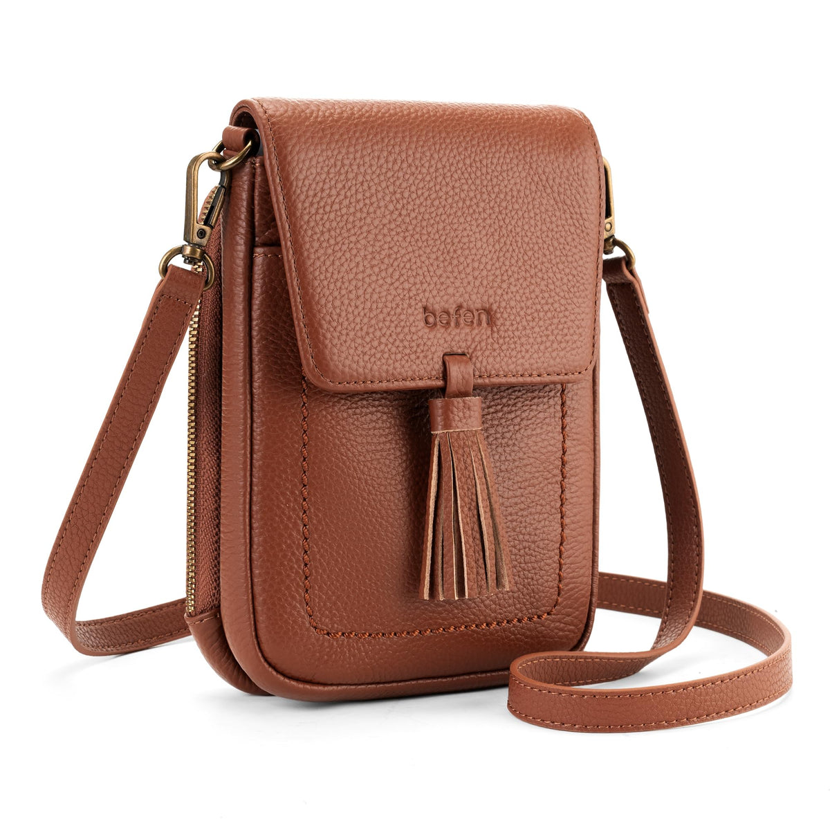 Genuine Leather Small Crossbody Bag W121764