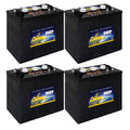 6V 250Ah Flooded Lead Acid Deep Cycle Battery Pack of 4 X53238
