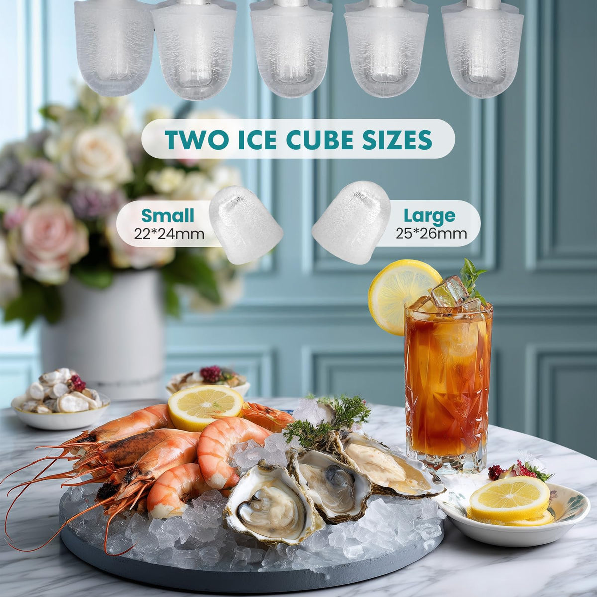 Portable Ice Maker Machine with Handle H962