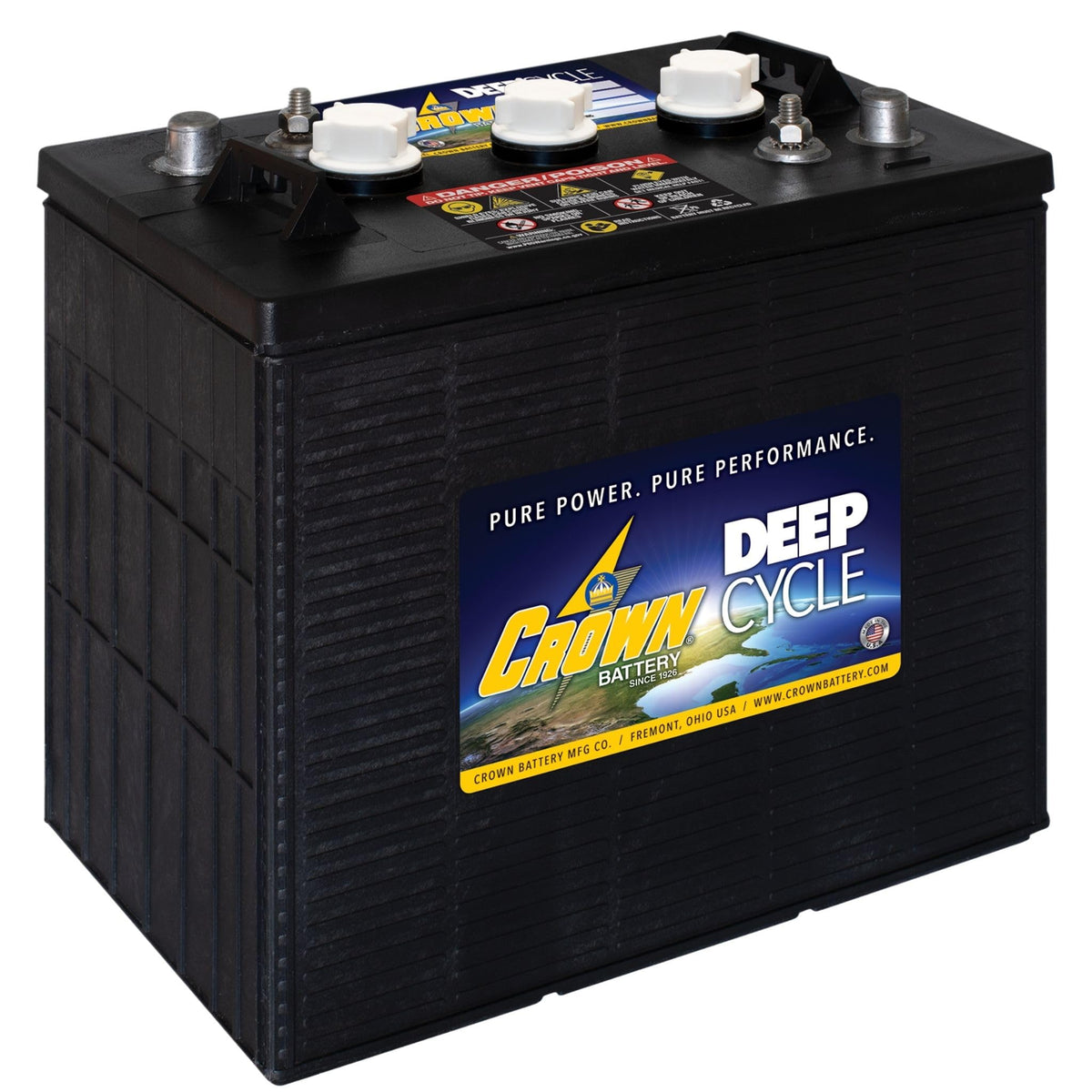 6V 250Ah Flooded Lead Acid Deep Cycle Battery Pack of 4 X53238
