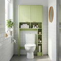Green Over the Toilet Storage Cabinet with Adjustable Shelf H769454