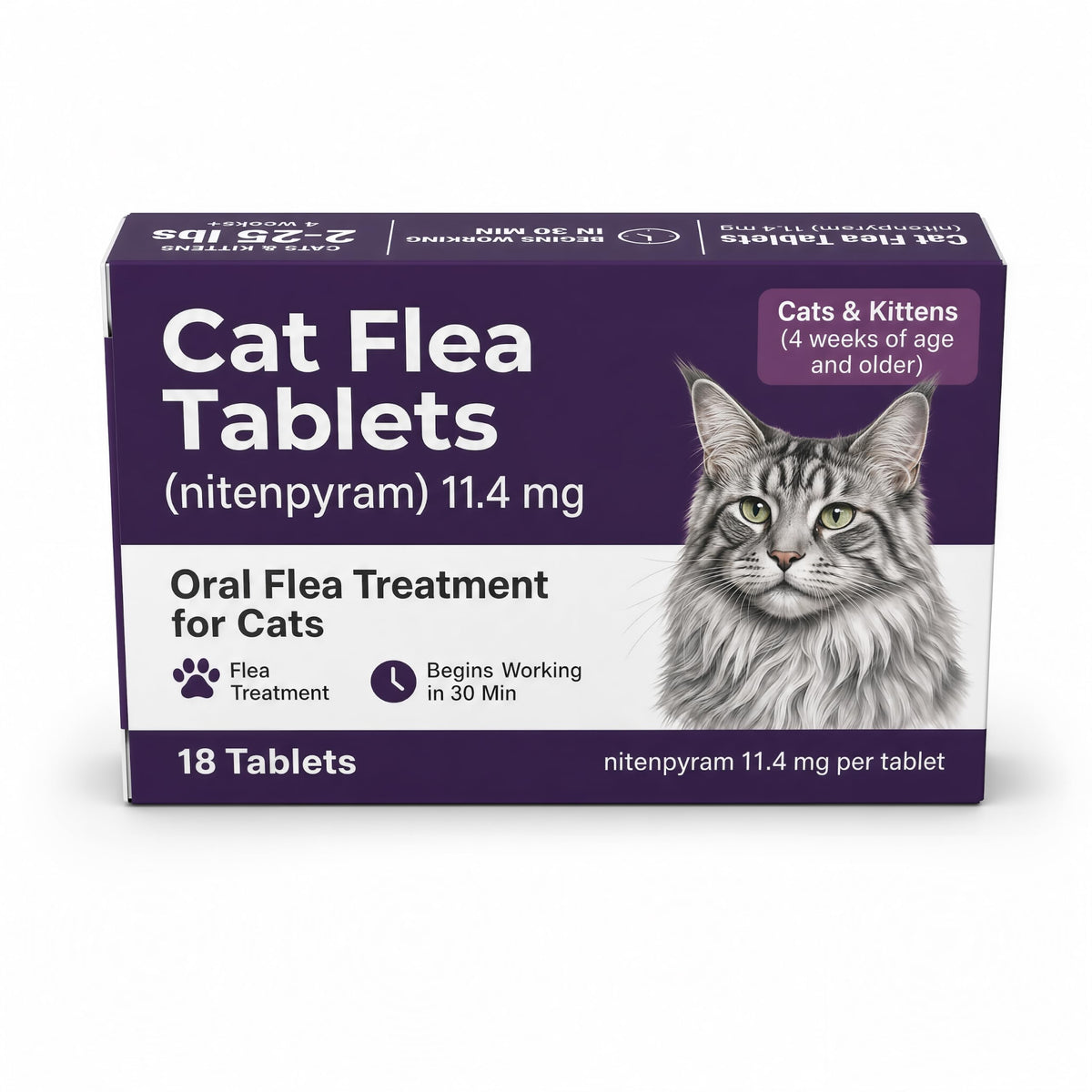Flea Treatment Tablets 11.4 mg 18 Count N423885
