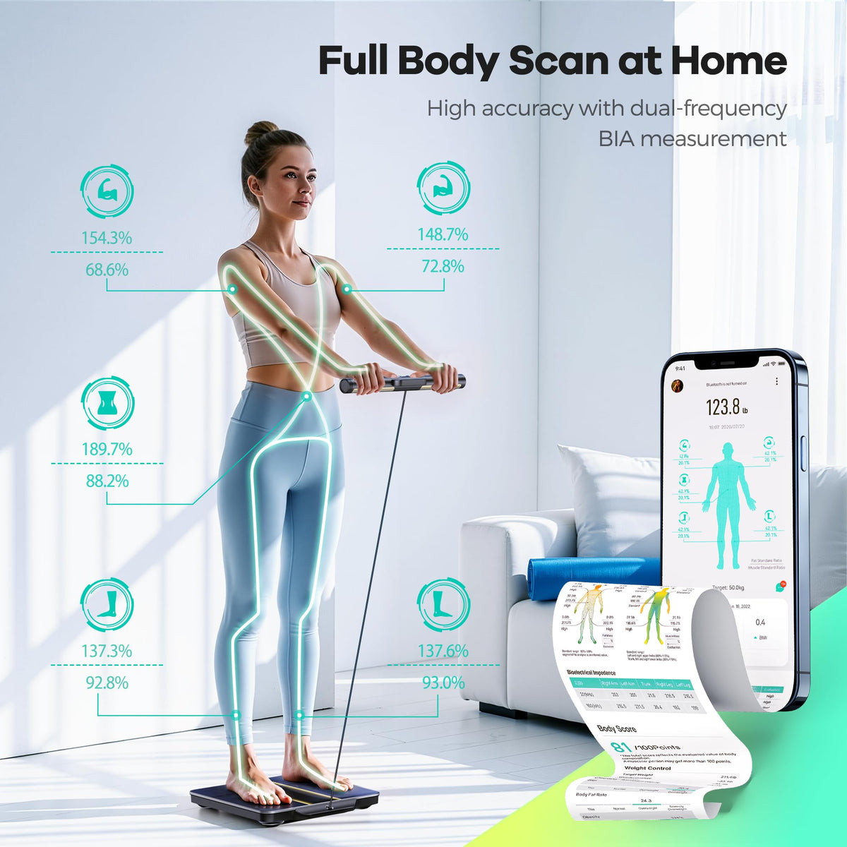 Smart Scale for Body Weight Y856