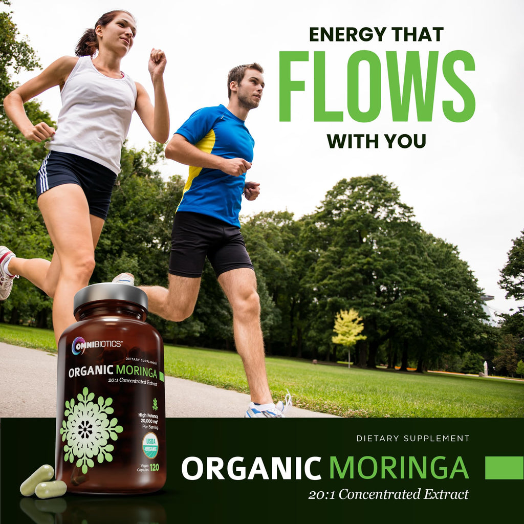 Organic Moringa 1000mg 120 Vegan Capsules V970