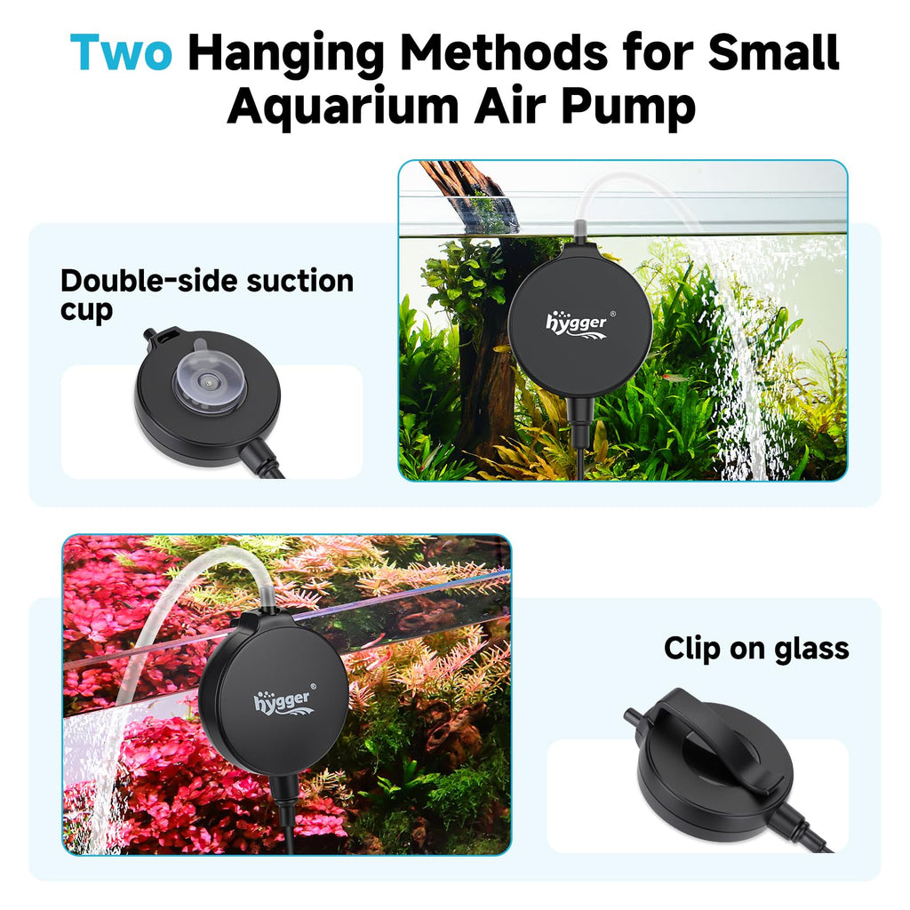 1.5 Watt Mini Aquarium Air Pump with Air Stone Tubing K70768