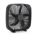 Black 20-Inch 3-Speed Box Fan with Carry Handle S51558