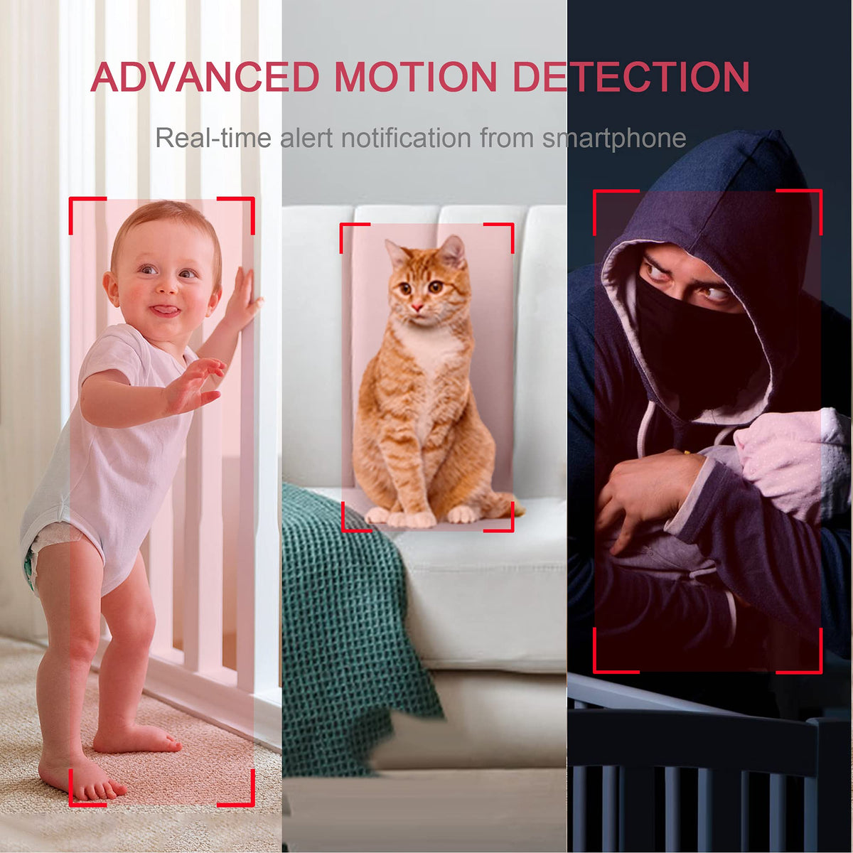 Indoor 1080P Wi-Fi Security Cameras 4pcs L4933