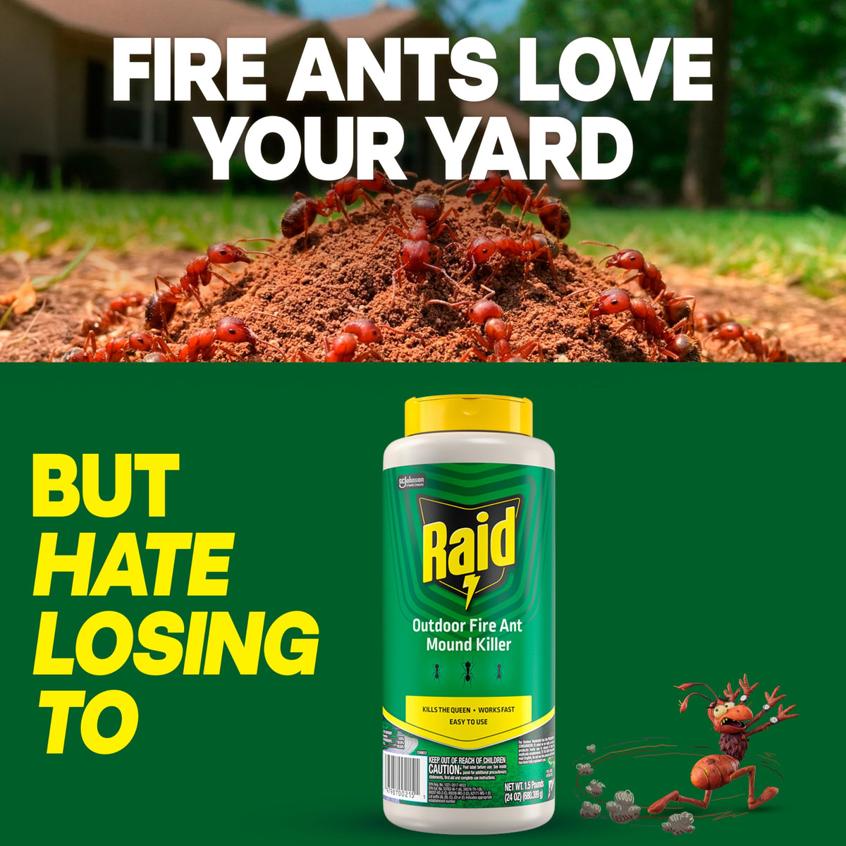 Outdoor Fire Ant Killer Dust 24 oz I38085