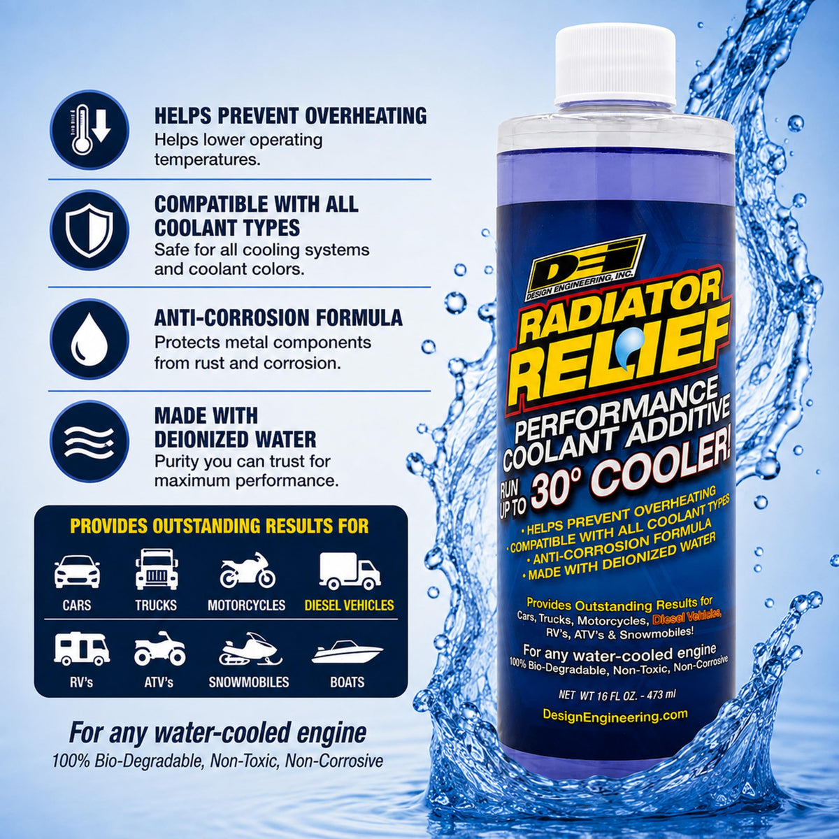 Radiator Coolant Additive 16 oz N13690