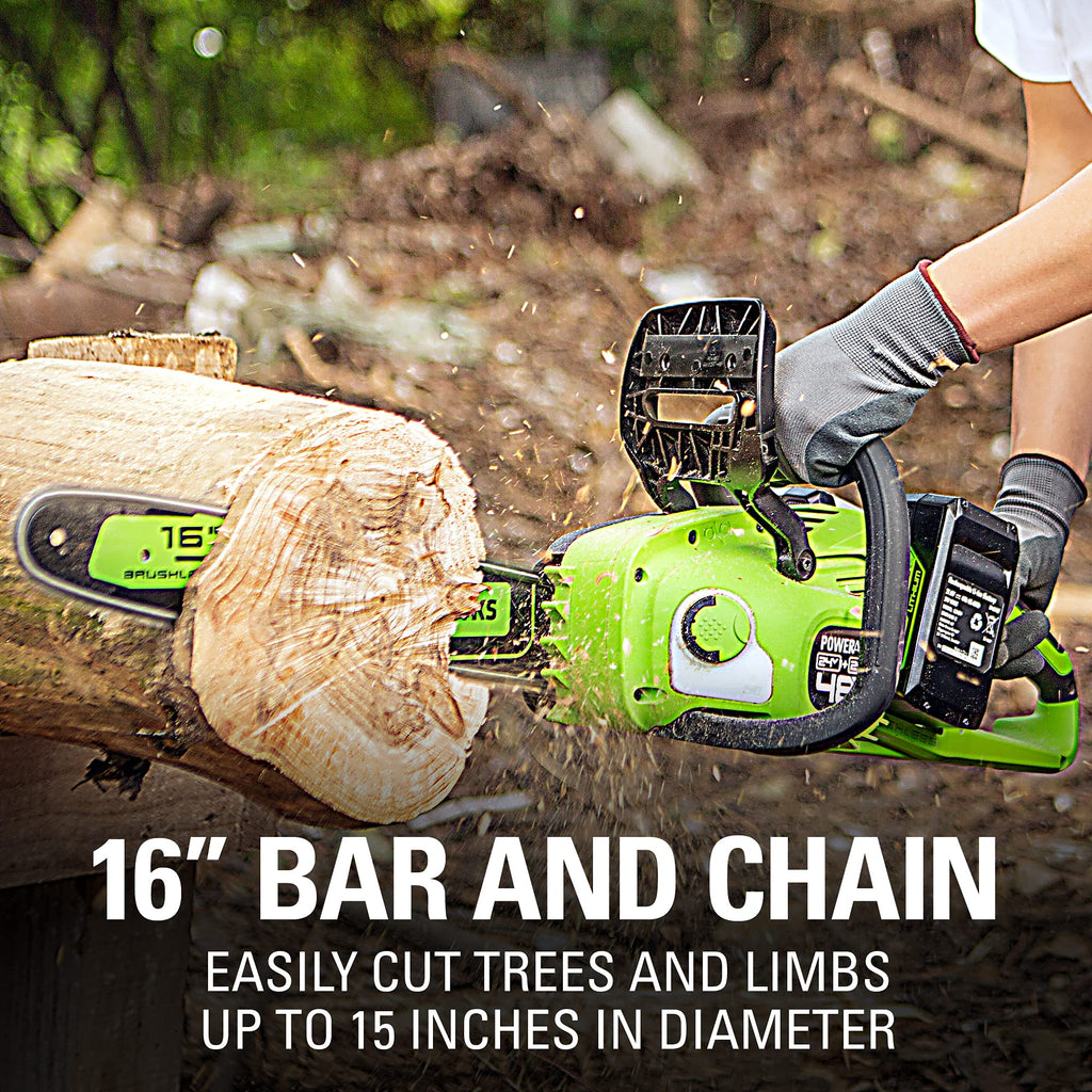 48V 16 in Cordless Electric Chainsaw F6349