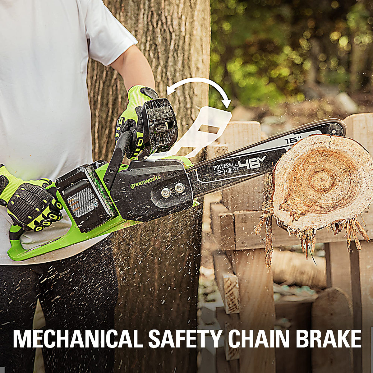 48V 16 in Cordless Electric Chainsaw F6349