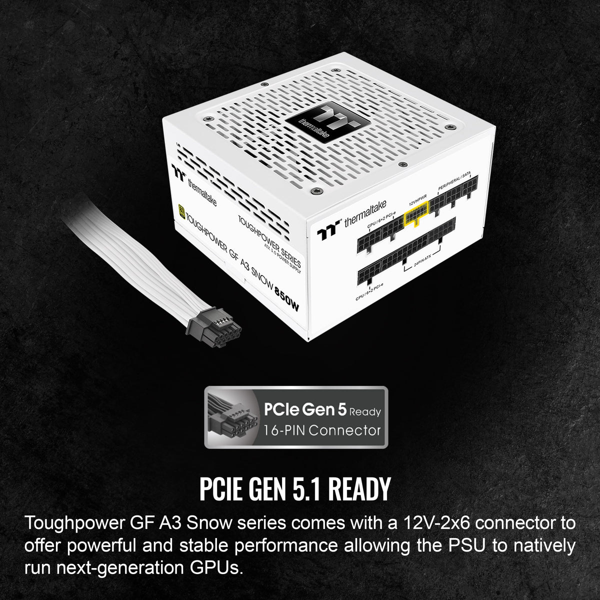 850W 80+ Gold Full Modular ATX 3.1 Power Supply D164